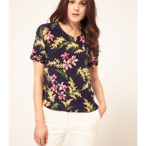Whistles Wisteria Silk Top